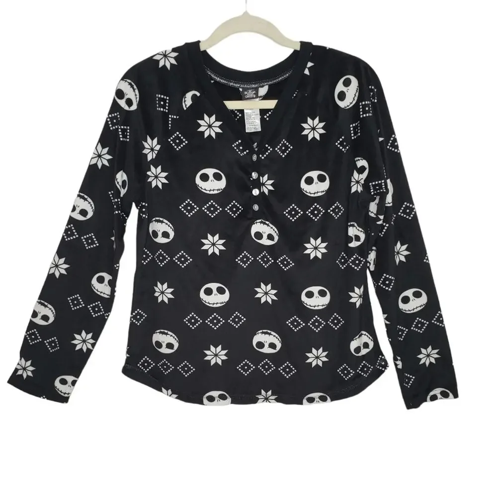 Disney Tim Burton's Night Before Christmas Sleep Top Medium
